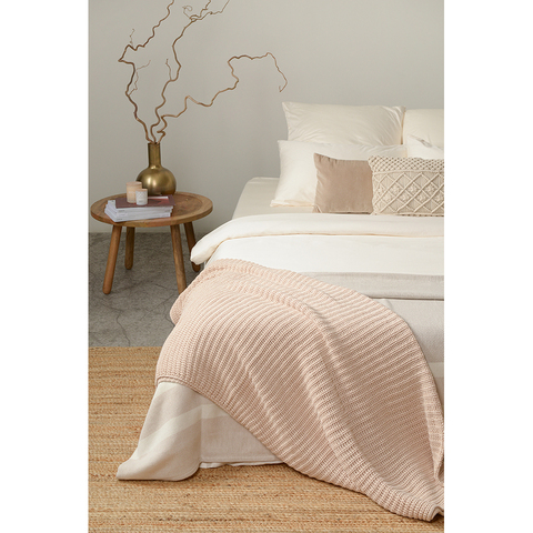 Комплект постельного белья из сатина белого цвета из коллекции Essential, 150х200 см Tkano TK21-DC0001