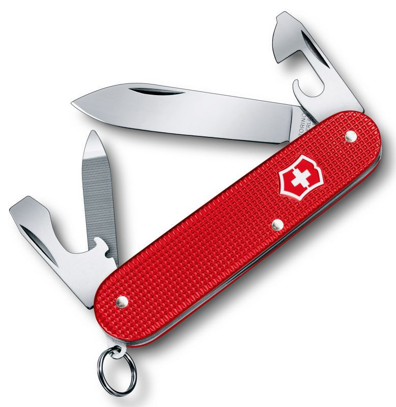 

Нож Victorinox Alox Cadet, 84 мм, 9 функций, красный 0.2601.L18