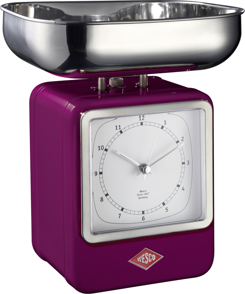 

Весы с часами Wesco 322204-36