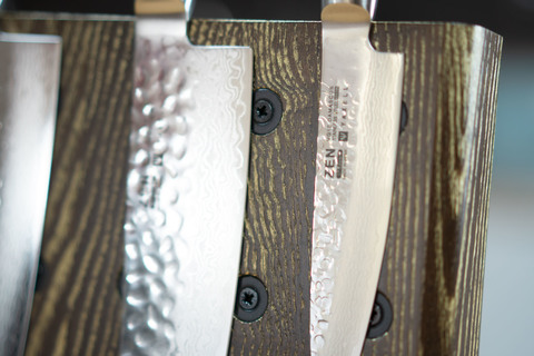 Комплект из 3 ножей (37 слоев) YAXELL Zen и подставки