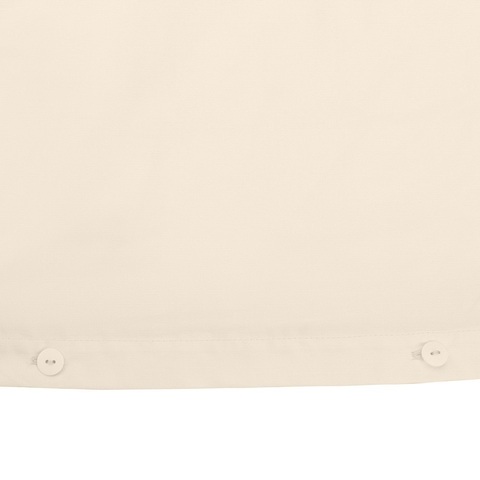 Комплект постельного белья из сатина белого цвета из коллекции Essential, 200х220 см Tkano TK21-DC0009