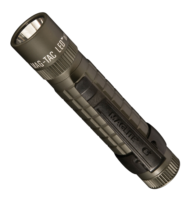 

Фонарь светодиодный MAGLITE LED MAG-TAC, 13.4 см, зеленый, плоский безель, 2-CR123, блистер SG2LRF6