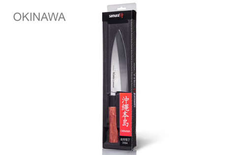 Нож кухонный стальной Деба (170мм) Samura Okinawa SO-0129