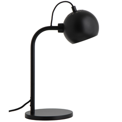 Лампа настольная Ball, 24х34 см, черная матовая Frandsen 124073