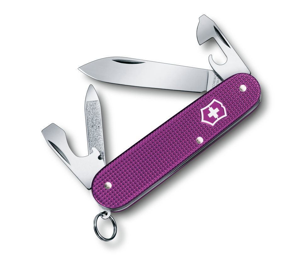 

Нож Victorinox Cadet Alox, 84 мм, 9 функций, фиолетовый 0.2601.L16