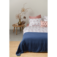 Комплект постельного белья из сатина с принтом 'Воздушный цветок' из коллекции Prairie, 200х220 см Tkano TK21-DC0013