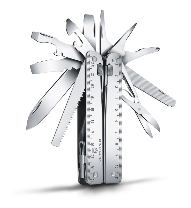 

Мультитул Victorinox SwissTool X, 115 мм, 26 функций, синтетический чехол 3.0327.H