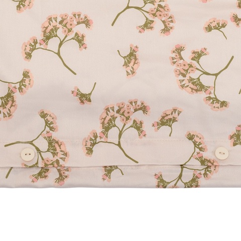 Комплект постельного белья из сатина с принтом 'Степное цветение' из коллекции Prairie, 150х200 см Tkano TK21-DC0007
