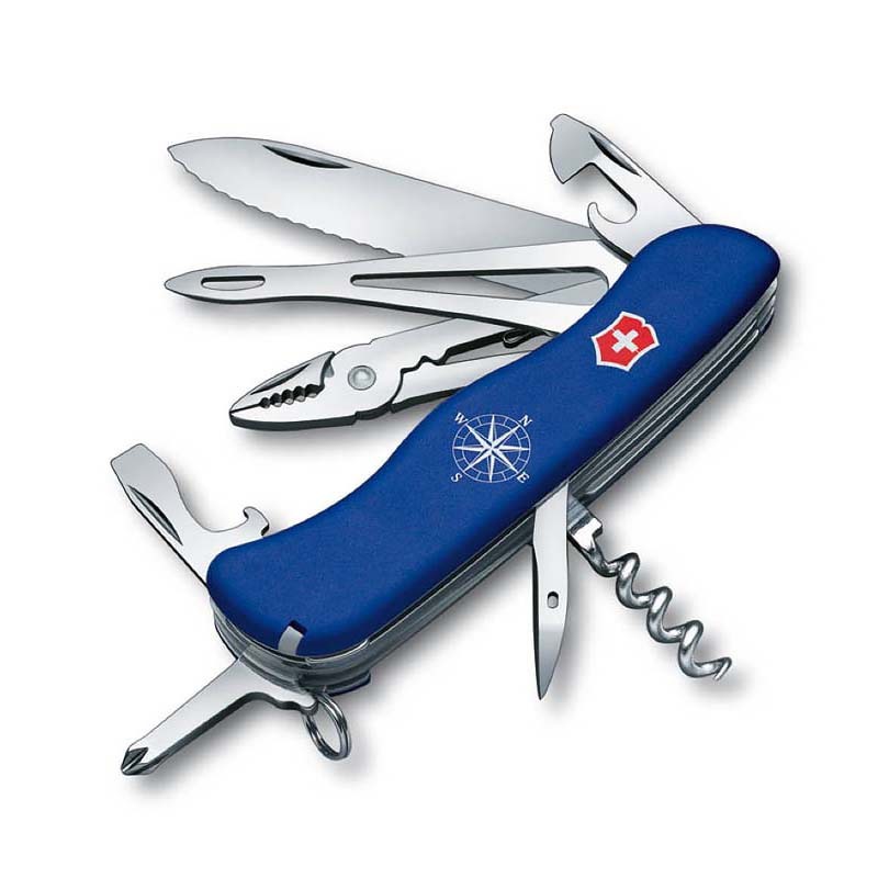 

Нож Victorinox Skipper, 111 мм, 17 функций, синий 0.9093.2WS