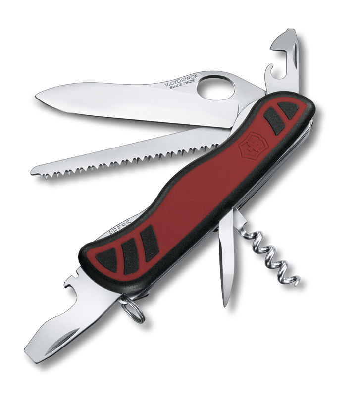 

Нож Victorinox Forester, 111 мм, 10 функций, с фиксатором лезвия, красный с чёрным 0.8361.MC
