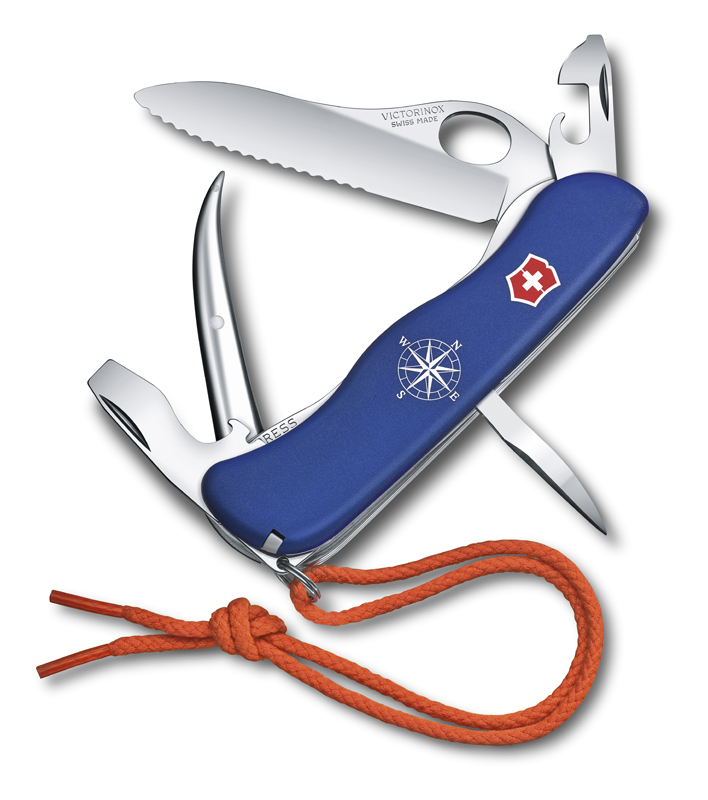 

Нож Victorinox Skipper Pro, 111 мм, 12 функций, синий 0.8503.2MW