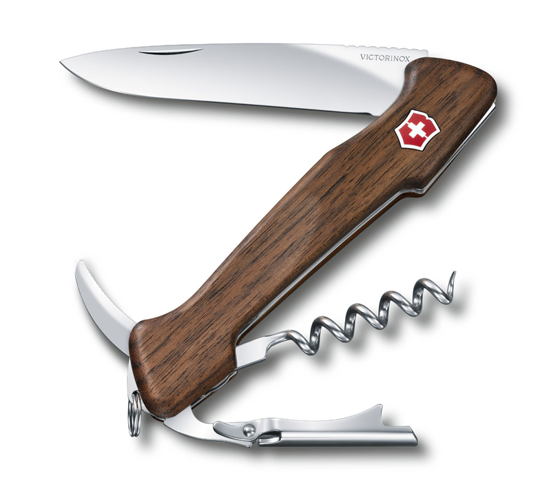 

Нож Victorinox Wine Master, 130 мм, 6 функций, ореховое дерево 0.9701.63