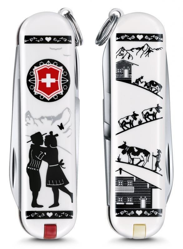 

Нож-брелок Victorinox Classic LE 2018, 58 мм, 7 функций, "Alps Love" 0.6223.L1801