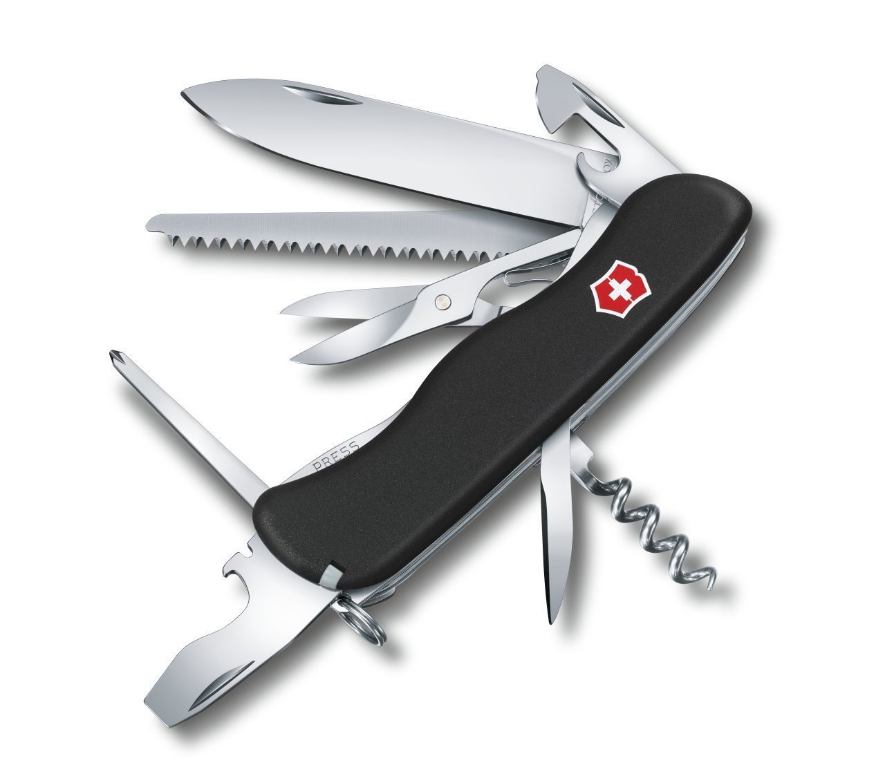 

Нож Victorinox Outrider, 111 мм, 14 функций, черный* 0.8513.3