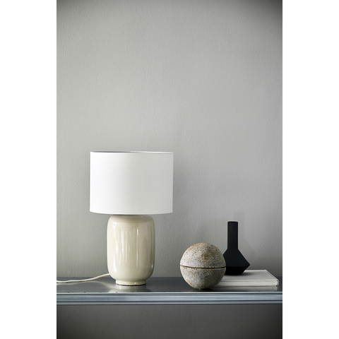 Лампа настольная Cadiz, 28х43,4 см, серо-коричневая Frandsen 254533011