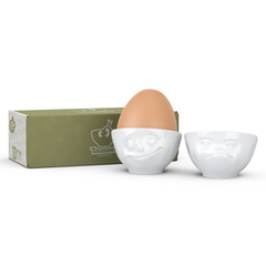 Набор из 2 подставок для яиц Tassen Happy & HMPFF белый T01.53.01