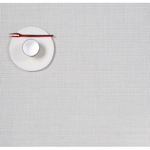 Салфетка подстановочная, жаккардовое плетение, винил, (36х48) White (100132-020) CHILEWICH Mini Basketweave арт. 0025-MNBK-WHIT