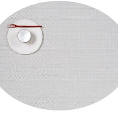 Салфетка подстановочная, жаккардовое плетение, винил, (36х48) White (100132-020) CHILEWICH Mini Basketweave арт. 0025-MNBK-WHIT