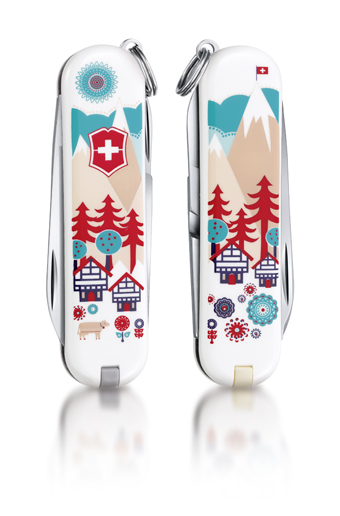 

Нож-брелок Victorinox Classic LE 2015, 58 мм, 7 функций, "Swiss Village" 0.6223.L1510