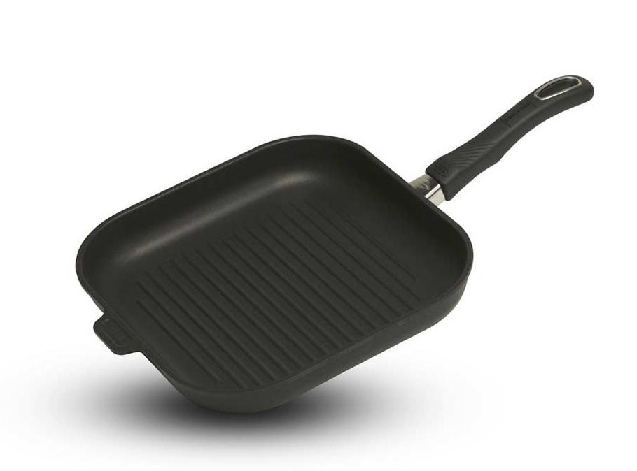 

Cковорода гриль 28x28 см, со съемной ручкой Gastrolux A428