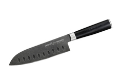Нож кухонный Сантоку 180мм Samura Mo-V Stonewash SM-0094B/K