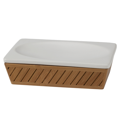 Мыльница Creative Bath Spa Bamboo SBM56BR