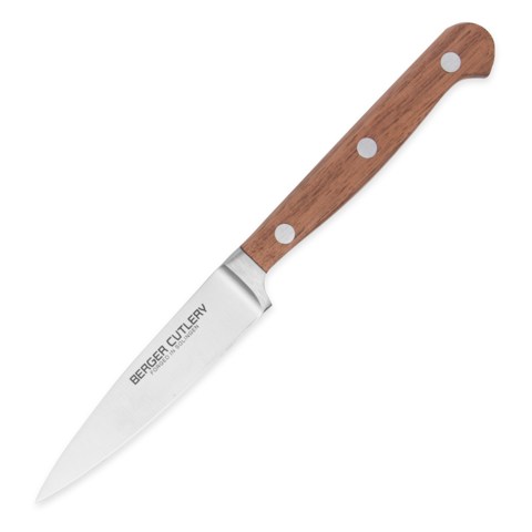 Нож кухонный для чистки и нарезки 9 см BERGER CUTLERY  Classic Walnut арт. BC201309