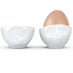 Набор из 2 подставок для яиц Tassen Oh please & Tasty белый T01.52.01