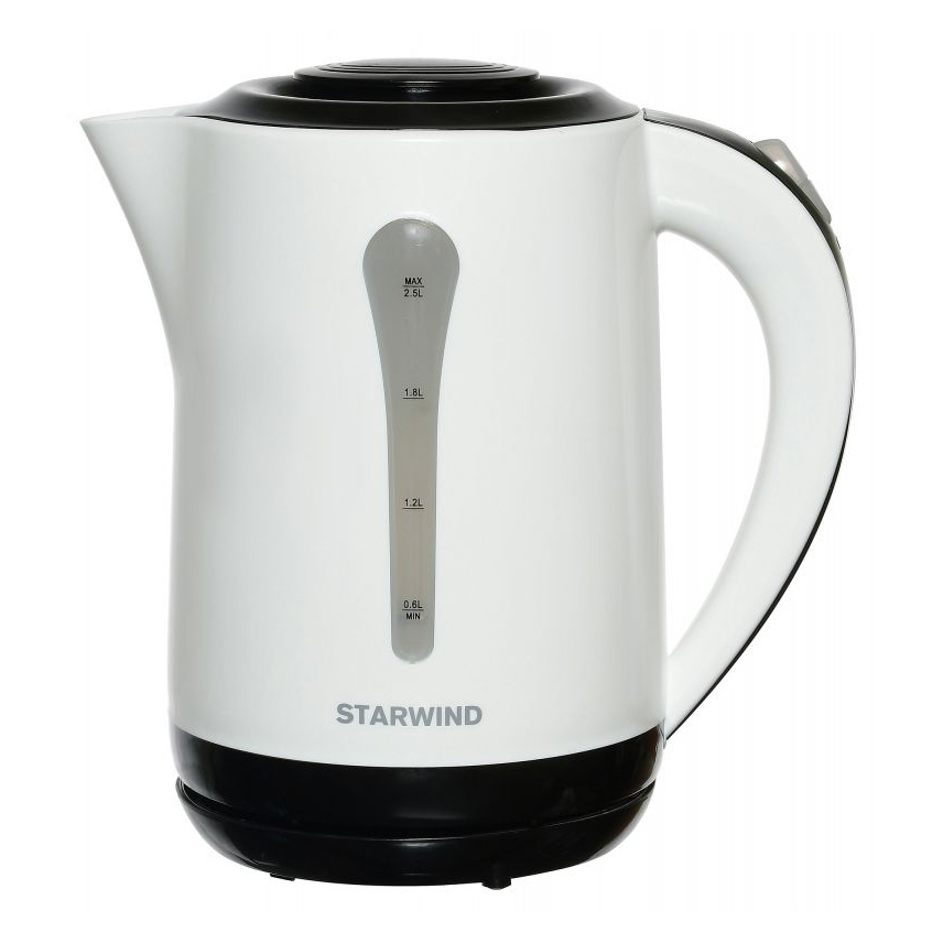 

Чайник электрический Starwind (2,5 литра) 2200 Вт, белый SKP2212