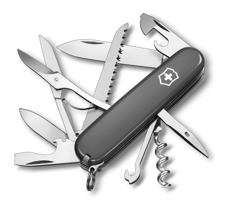 

Нож Victorinox Huntsman, 91 мм, 15 функций, черный* 1.3713.3