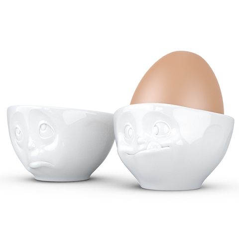 Набор из 2 подставок для яиц Tassen Oh please & Tasty белый T01.52.01