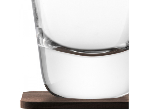 Стакан Arran Whisky с деревянной подставкой  2 шт. LSA G1212-09-301