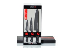 Набор из 3 кухонных ножей Samura SHADOW SH-0220/K*