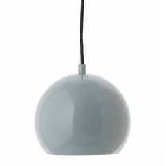 Лампа подвесная Ball, 16х?18 см, мятная глянцевая, черный шнур Frandsen 123392
