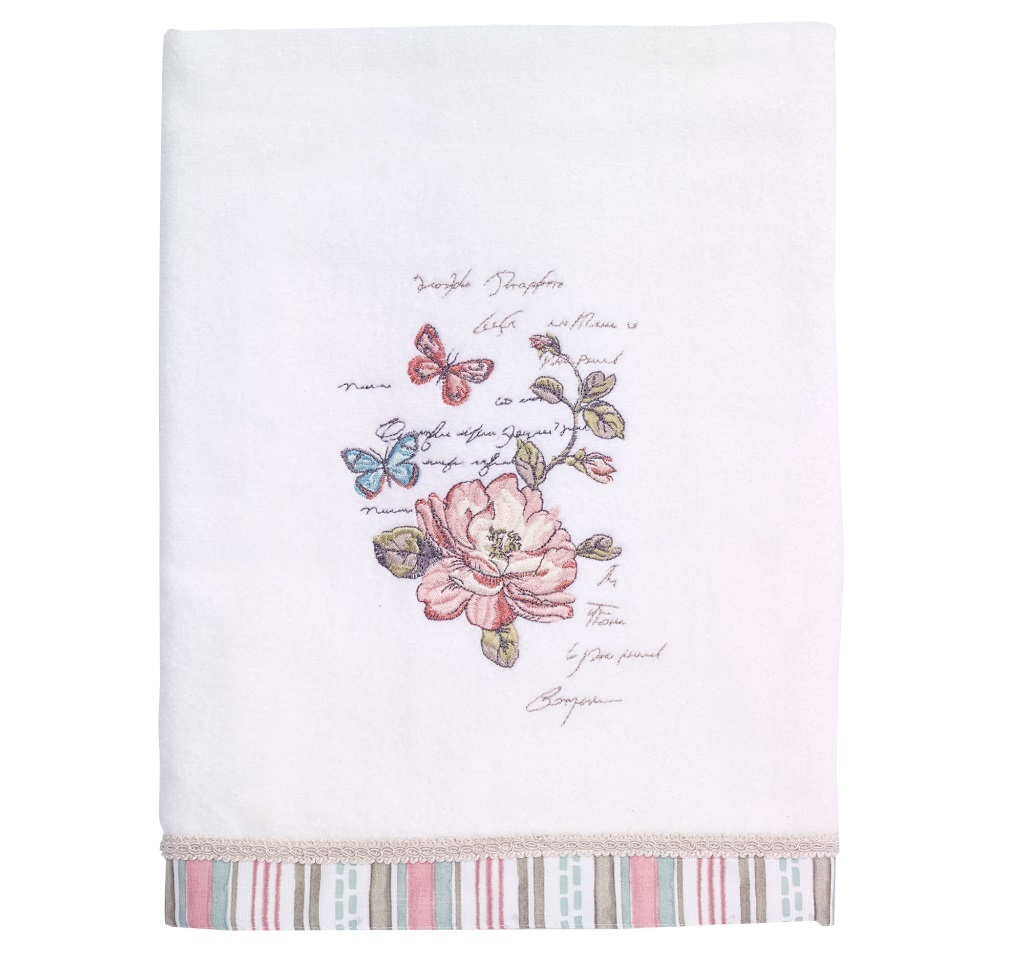 

Полотенце банное 127х69 Avanti Butterfly Garden 038821WHT