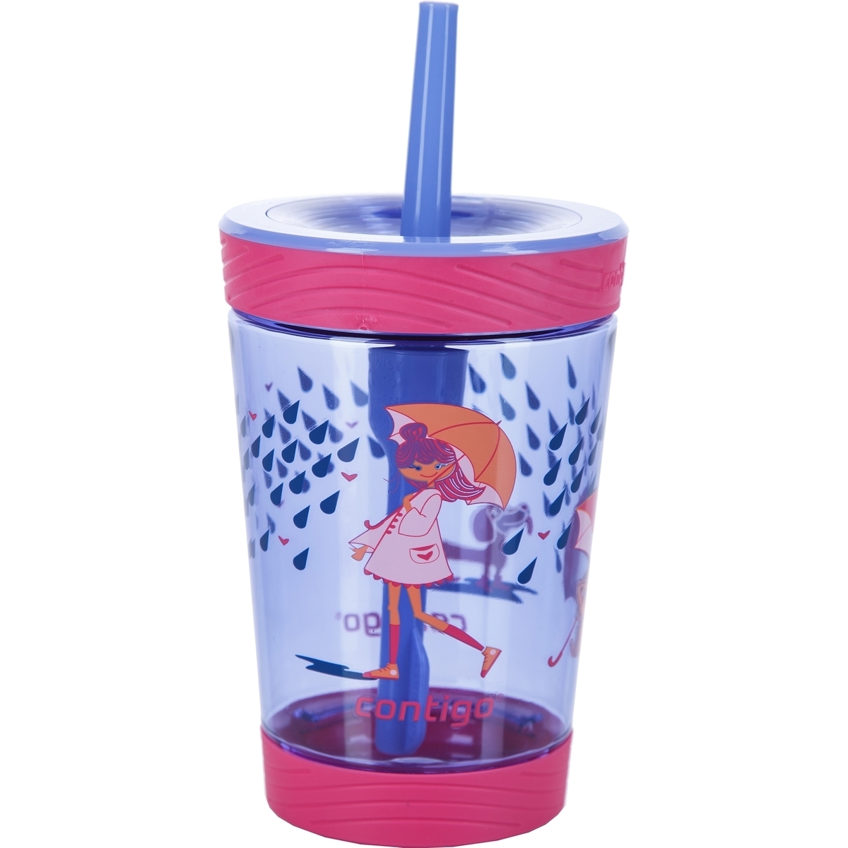 

Детский стакан для воды с трубочкой Contigo Spill Proof Tumbler (0.42 литра), розовый contigo0771