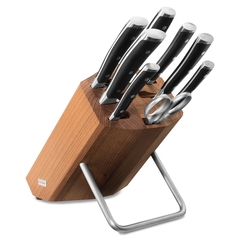 Набор из 6 кухонных ножей, мусата, ножниц и подставки WUSTHOF Classic Ikon арт. 9882 WUS