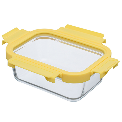 Набор Smart Solutions из 3 прямоугольных контейнеров для еды желтый ID301RC_127C
