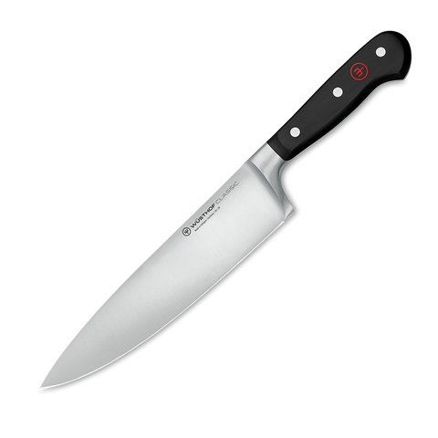 Подарочный набор: кухонный Шеф нож 20см WUSTHOF Classic и черная подставка арт. 9838-99