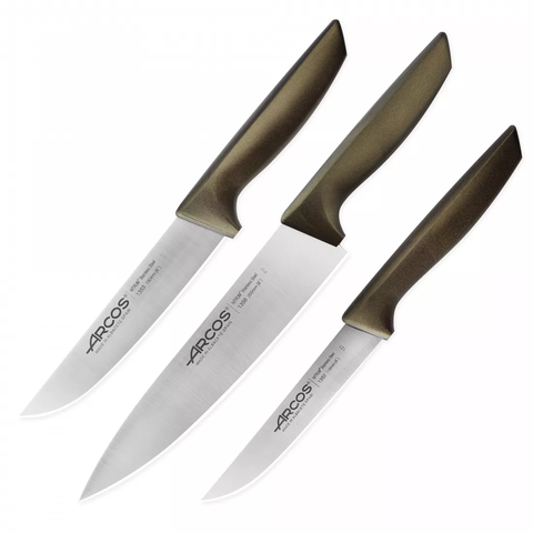 Набор кухонных ножей, в коробке, 3 шт. (110 мм, 150 мм, 200 мм) ARCOS Niza арт. 818046