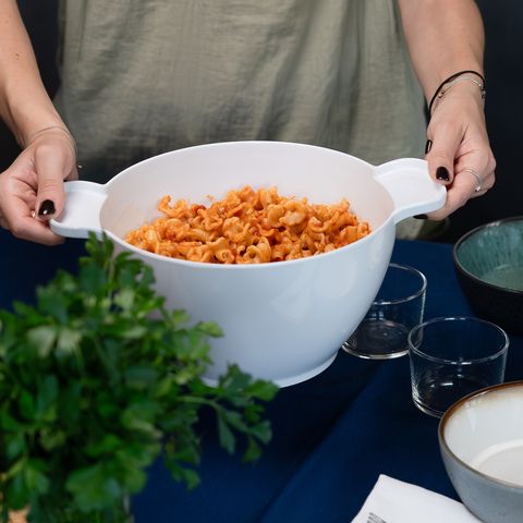 Дуршлаг с миской 23,5 см зеленый/белый TREBONN Bowls&Colanders арт. 1824100