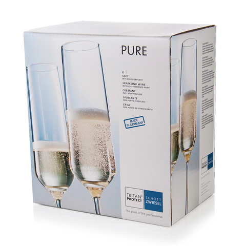Набор из 6 фужеров для шампанского 209 мл SCHOTT ZWIESEL Pure арт. 112 415-6