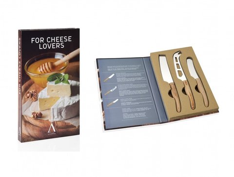 Подарочный набор из 3 ножей для сыра Andrea House CC17007